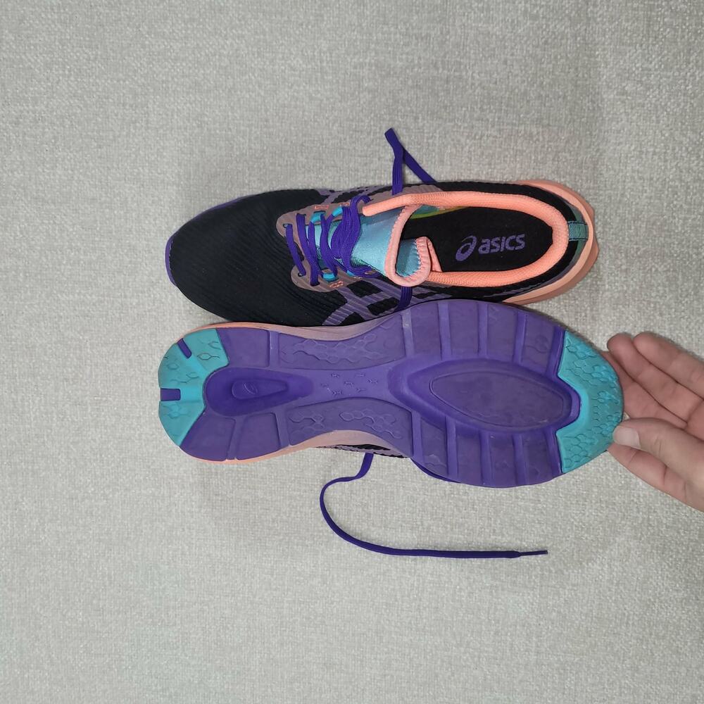 Asics Gel-Dedicate Pink Purple Black Women's Tennis Shoes 9.5 - Picture 7 of 8